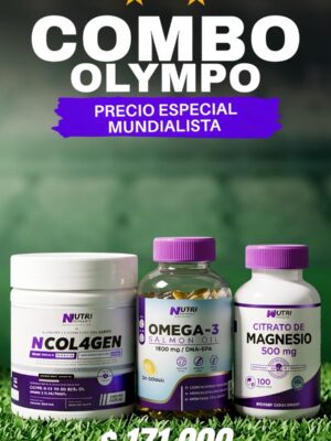 COMBO  SALUD INTEGRAL :Colágeno + omega3 + magnesio