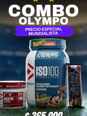 Combo  Protein aISO100 + Creatina dymatyze + Barra Protein Crisp