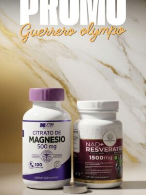 Combo Citrato de Magnesio + NAD + Resveratrol