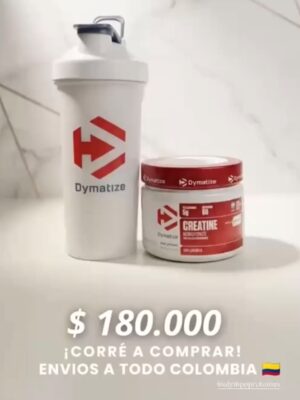 Combo Dymatize Creatina + Shaker