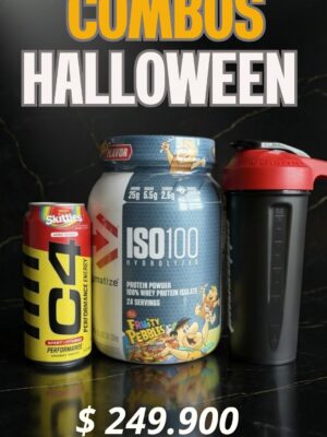 Combo Halloween ISO100 1.3 lb + Energizante C4 + Shaker